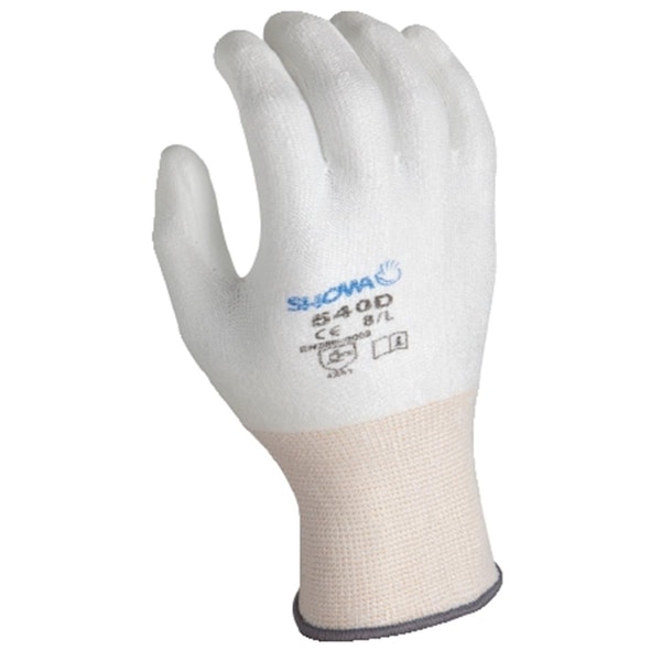 Best Glove Dispose Gineered Cut Resistant Fiber With Polyurethane White Gloves XL, 6PK 845-540-XL - main